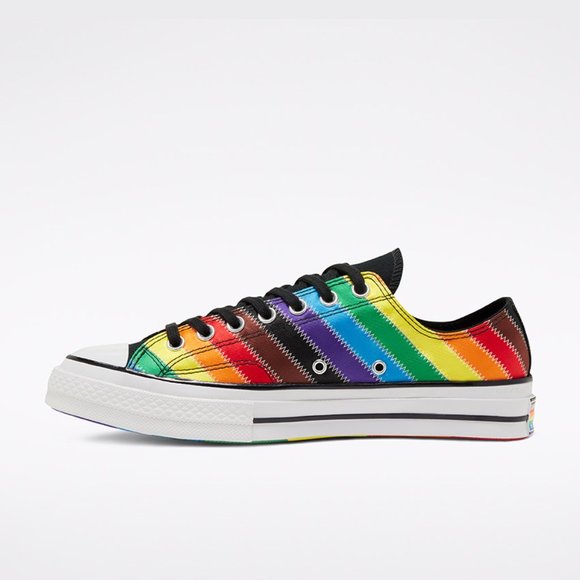 Converse Chuck 70 Ox Pride 167756C White/Black/Dark Roast Unisex  11.5 Men's - Picture 5 of 10